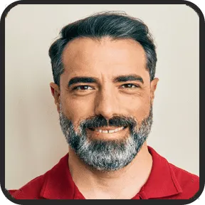 male customer testimonial for Neuro Serge brain support supplement sharing experience with improved focus and mental clarity